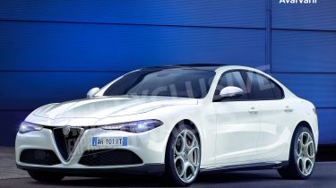 Alfa Romeo 5 Series rival exclusive image - front (watermarked)