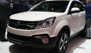 Facelifted SsangYong Korando show - front