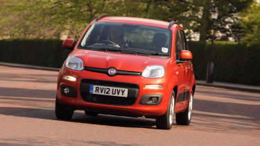 Used Fiat Panda - front tracking