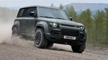 Land Rover Defender Octa - front cornering 