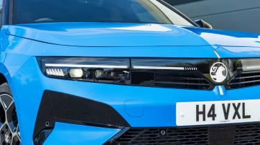 Vauxhall Astra 2026 UK - front detail