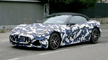Maserati GranCabrio (camouflaged) - front angled