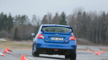 Subaru WRX STi rear action