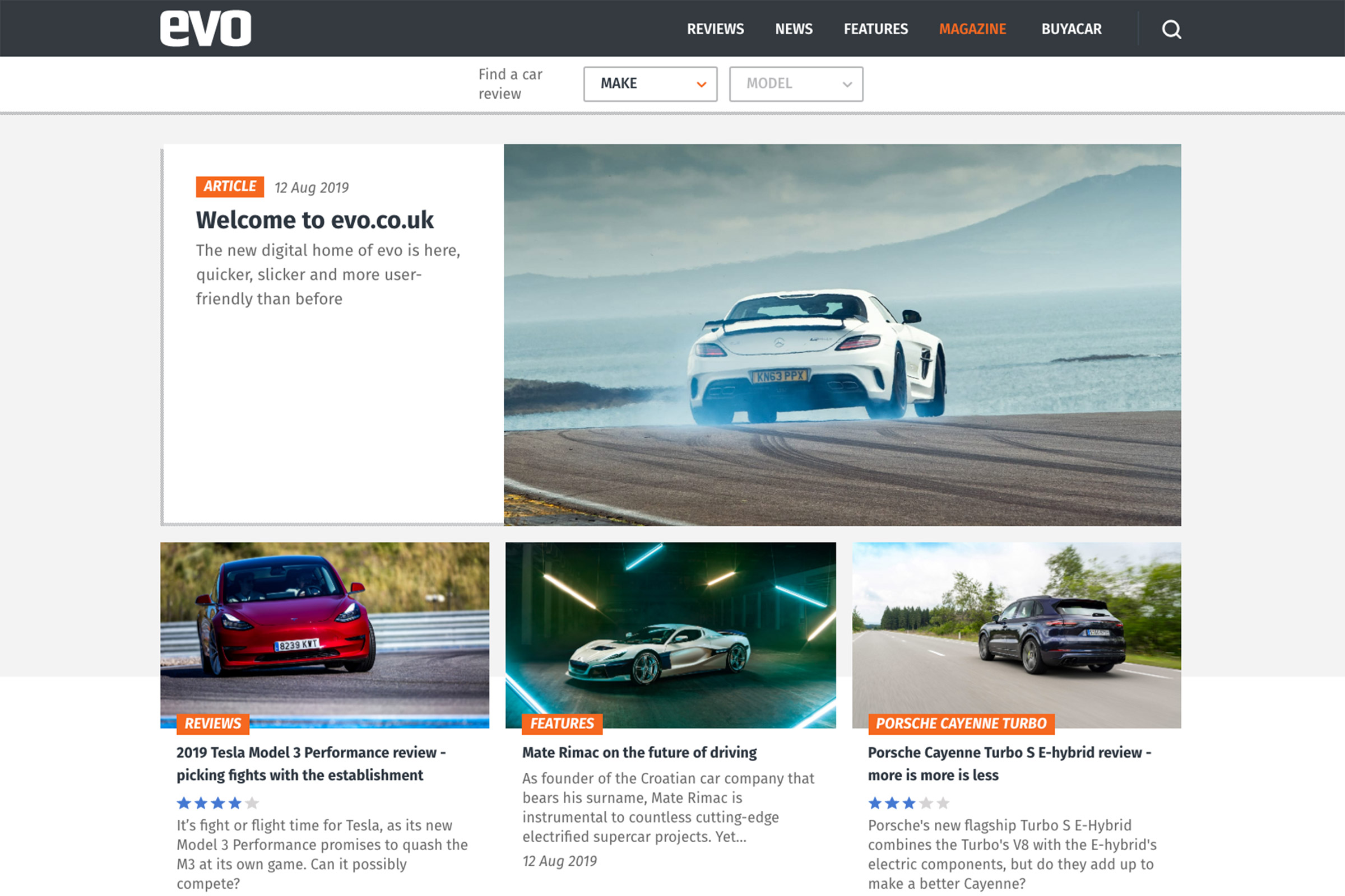 New evo.co.uk website launched  Auto Express