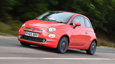 Fiat 500 - front tracking