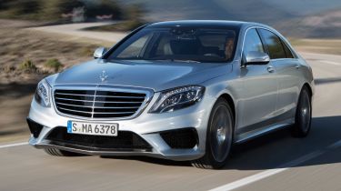 Mercedes S63 AMG front cornering