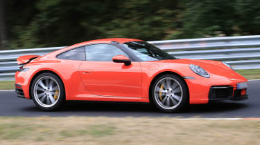 Next generation Porsche 911 testing