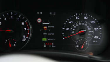 New Suzuki Swift Allgrip - driver display and speedometre 
