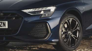 New Audi A3 TFSIe plug-in hybrid - front headlight and alloys 