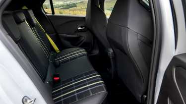 Vauxhall Corsa GSE back seats