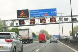 M6 motorway traffic