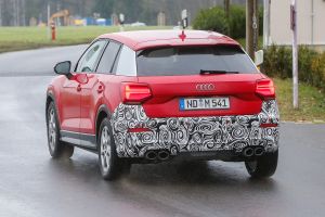 Audi SQ2 - red spied full rear