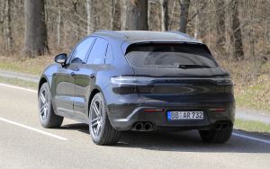 Porsche Macan spy shot