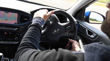 Hyundai Ioniq Plug-in - driving
