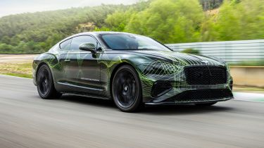 2024 Bentley Continental GT (camouflaged) - front tracking