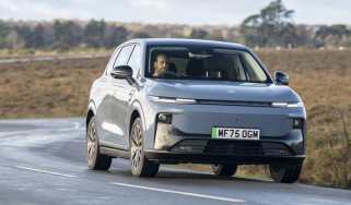 Leapmotor B10 on UK roads - front cornering 