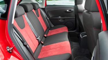 SEAT Leon FR+ rear seats