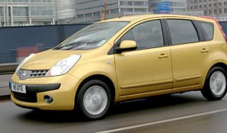 Side view of Nissan Note