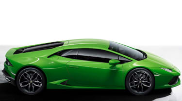 Lamborghini Huracan green side