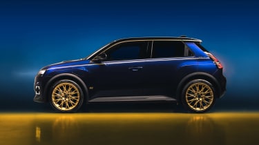 Renault 5 Bleu d’Or - side