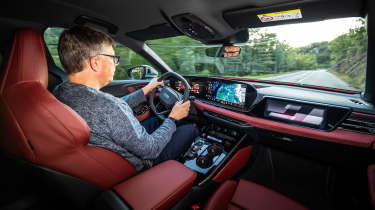 Paul Barker driving the Audi S5