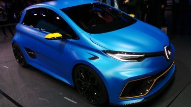 Renault ZOE e-sport 2017 - Geneva front quarter