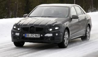 Mercedes E-Class facelift saloon front