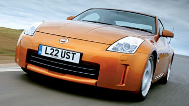 Front view of Nissan 350Z GT