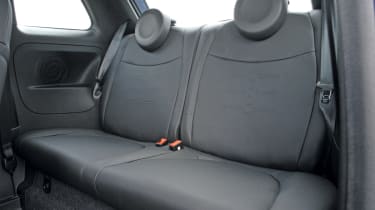 Fiat 500 TwinAir rear seats