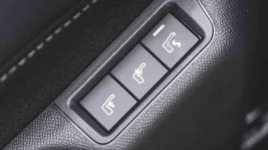 Vauxhall Mokka Electric - massaging seat controls