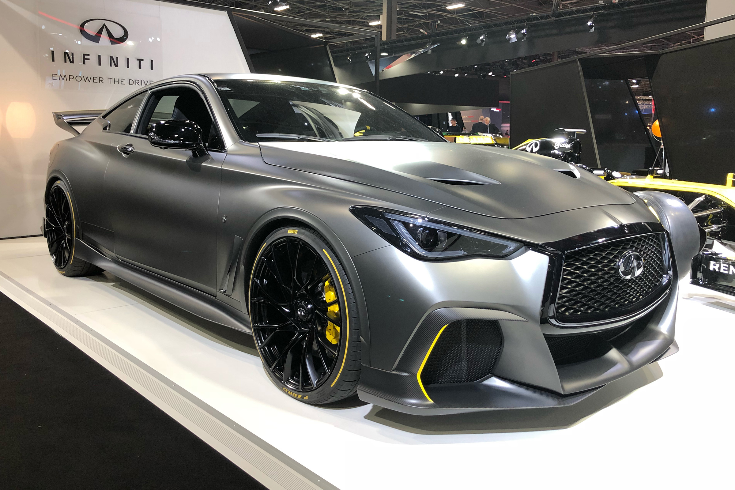 Infiniti Project Black S shown in Paris with dual-hybrid 