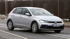 Volkswagen Polo hatchback spied - front