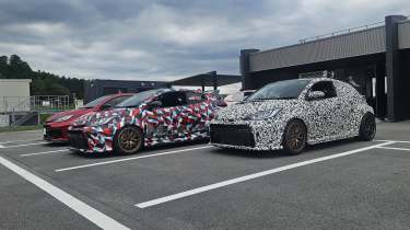 Toyota mid-engined prototype - in carpark