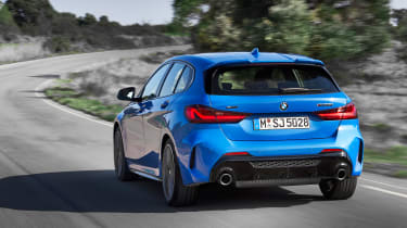 New BMW M135i 2019 1 Series rear tracking