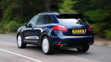 Porsche Cayenne S rear action