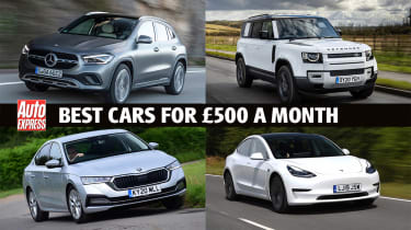 Best new cars for under £500 per month - header