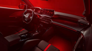 Peugeot E-208 GTi - cabin