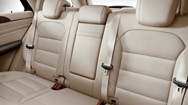 Mercedes M-Class rear seats