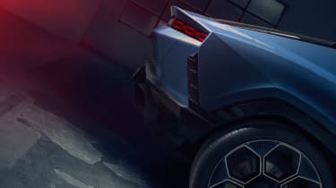 Lamborghini Lanzador electric GT concept detail tail