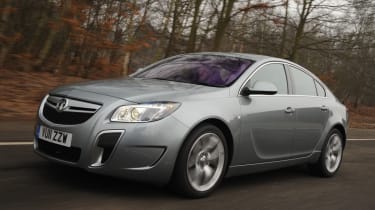 Vauxhall Insignia VXR hatchback front tracking