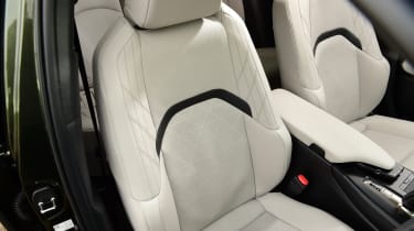 Lexus UX300e vs Mercedes EQA - Lexus front seats