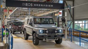 Ineos Grenadier Game Viewer - front factory
