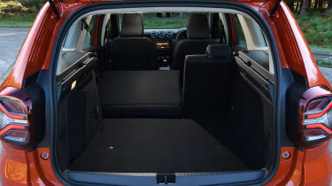 Dacia Duster - rear seats folded