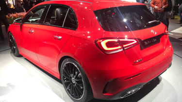 New Mercedes A-Class - reveal rear red