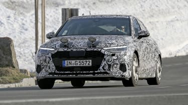 Audi A3 spied - front cornering 