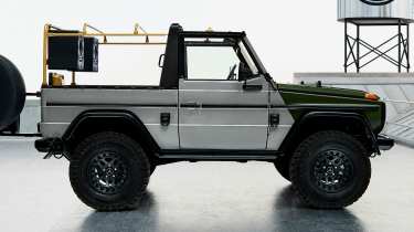 Mercedes G-Class Past II Future - side profile open roof