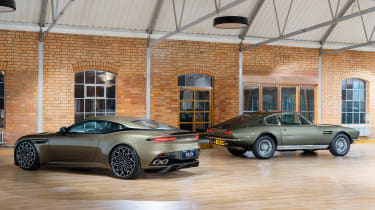 Aston Martin DBS Superleggera On Her Majesty’s Secret Service - rear group