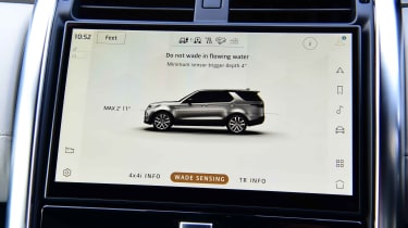 Land Rover Discovery wade sensing screen