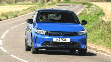 Vauxhall Corsa Hybrid - front cornering