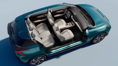 New MG4 - interior overhead